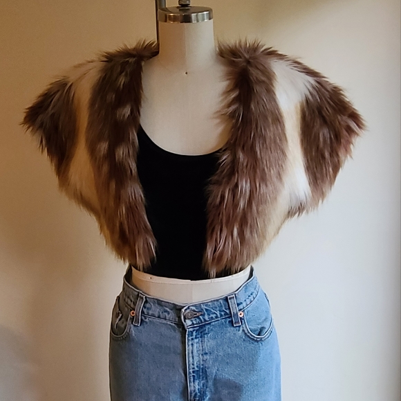 NWT Foxiedox Bambi Faux Fur Bolero - Picture 6 of 13